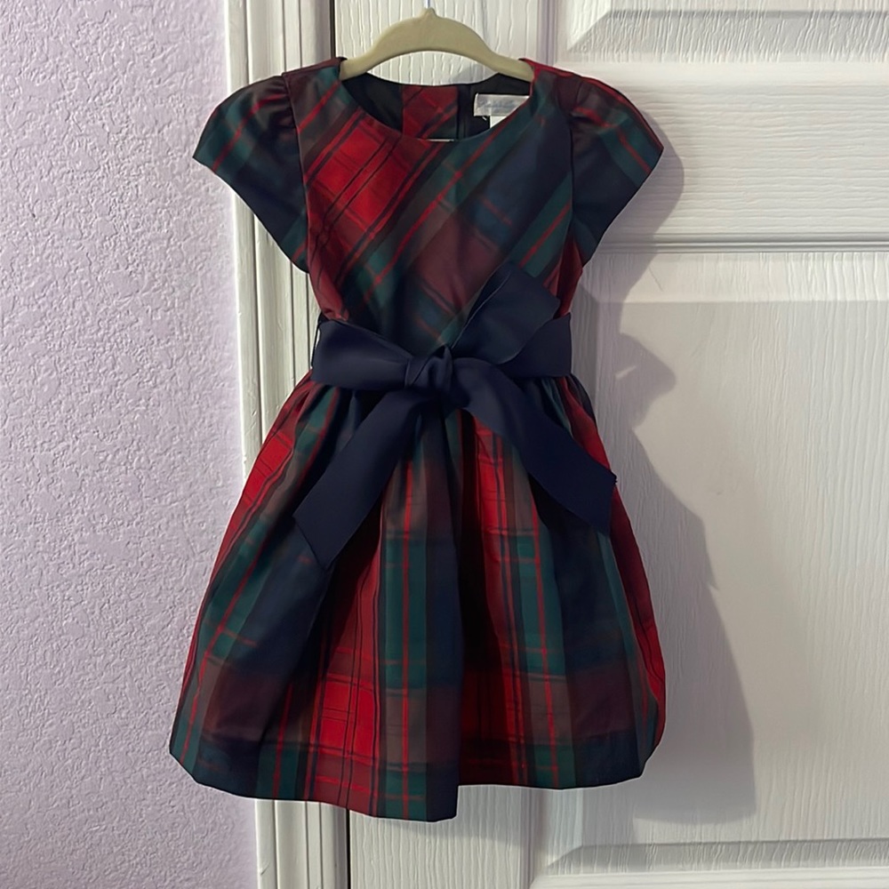 Ralph Lauren Plaid Fit-and-Flare Dress & Bloomer